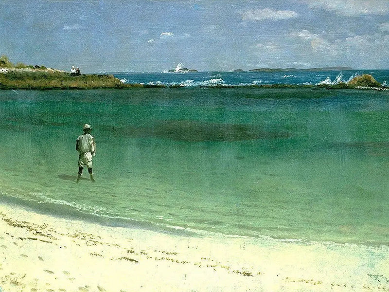 Scen från Antillerna - Albert Bierstadt