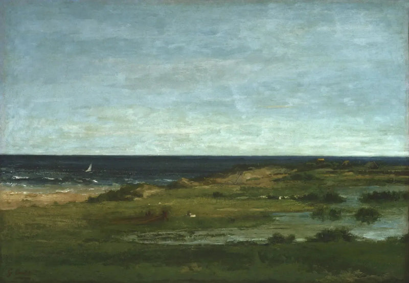 Kustscen - Gustave Courbet
