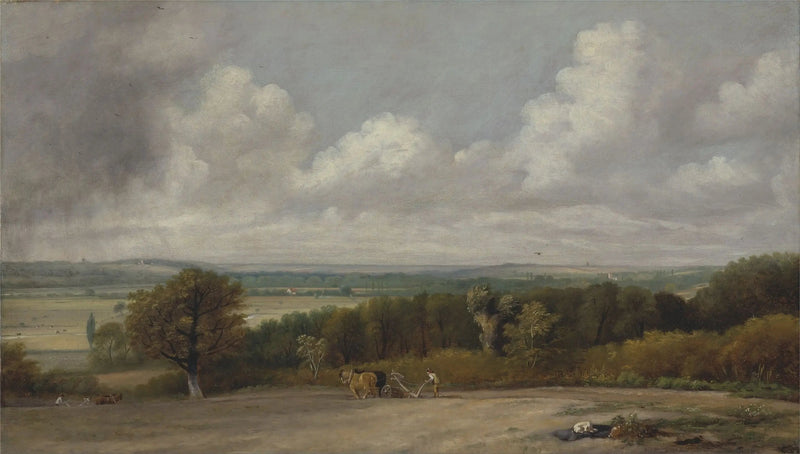 Arbets scen i Suffolk - John Constable