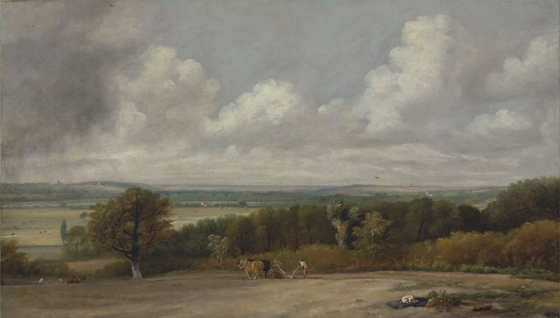 Arbets scen i Suffolk - John Constable