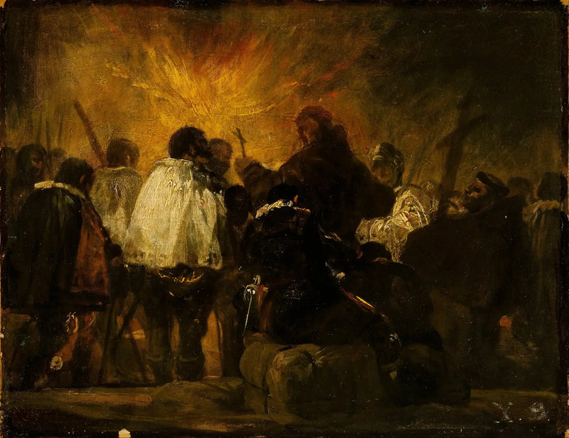 Nattscen av inkvisitionen - Francisco de Goya