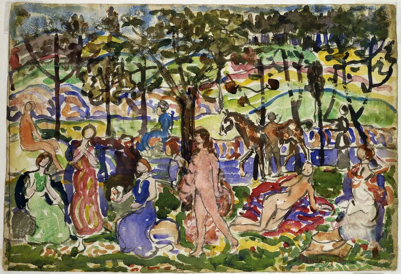 Parkscen - Maurice Prendergast