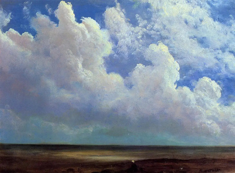 Strandscen - Albert Bierstadt