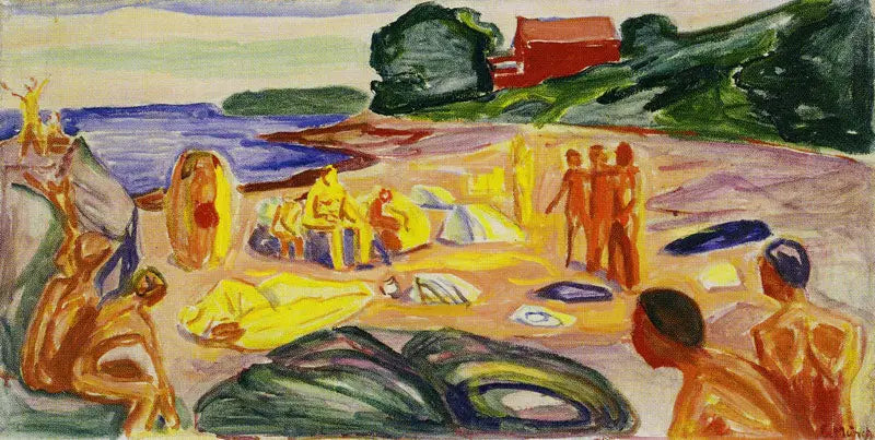 Strandscen - Edvard Munch