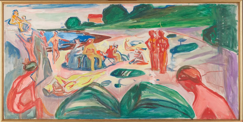 Strandscen - Edvard Munch