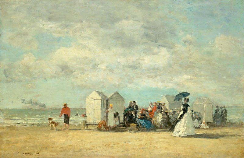 Strandscen - Eugène Boudin