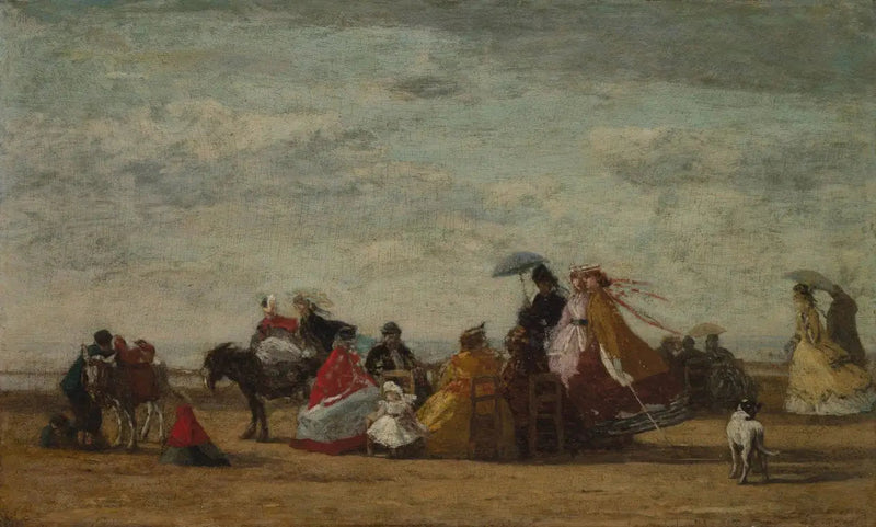 Strandscen - Eugène Boudin