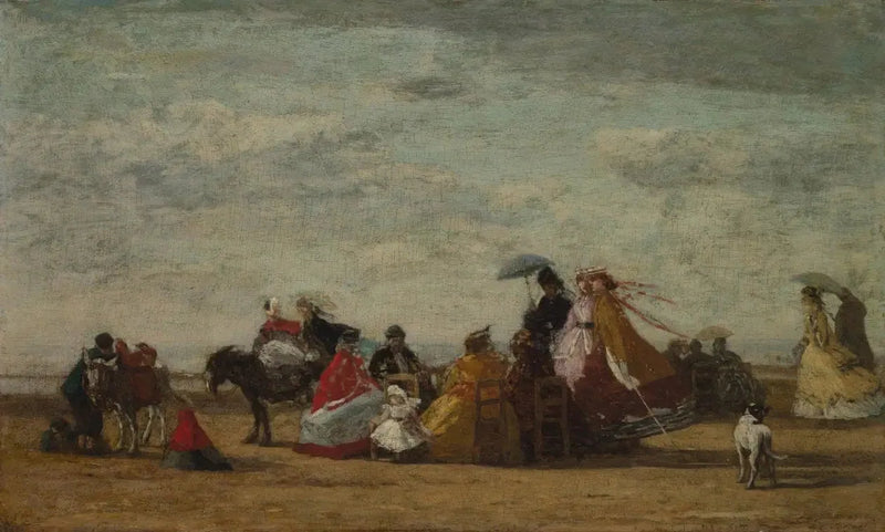 Strandscen - Eugène Boudin