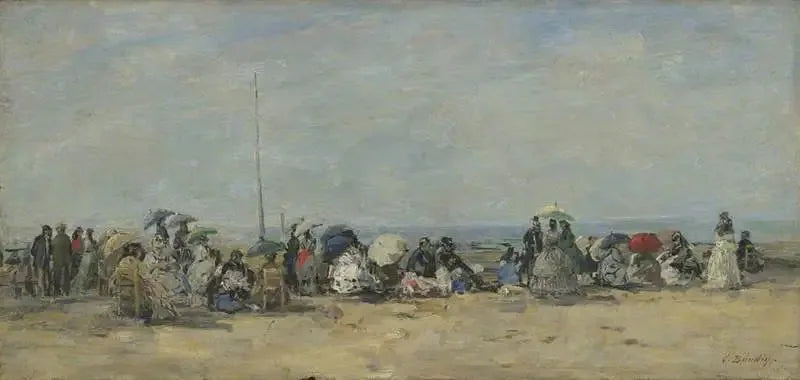 Strandscen, Trouville - Eugène Boudin