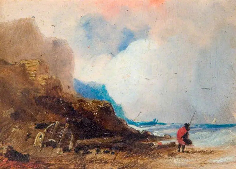 Strandscen, kväll - John Martin