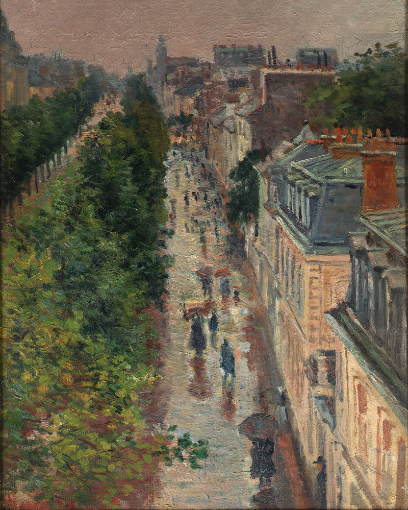 Gatubild i Paris - Maximilien Luce