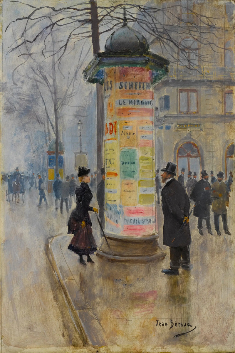 Parisisk gatuscene - Jean Béraud