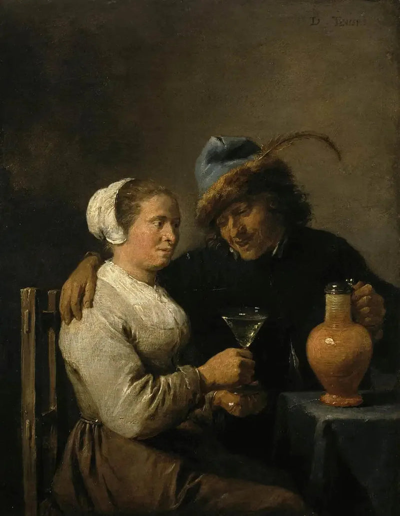 Taverna scen - David Teniers den yngre