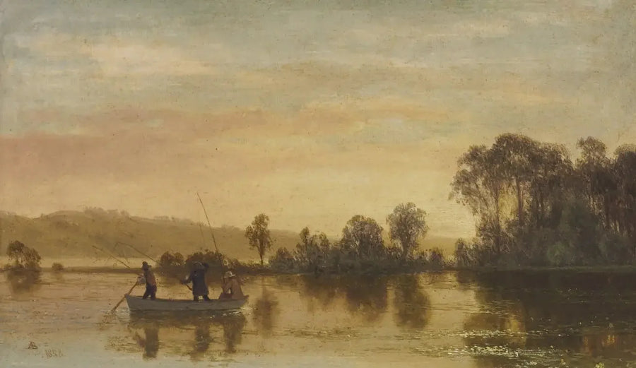 Flodscen - Albert Bierstadt
