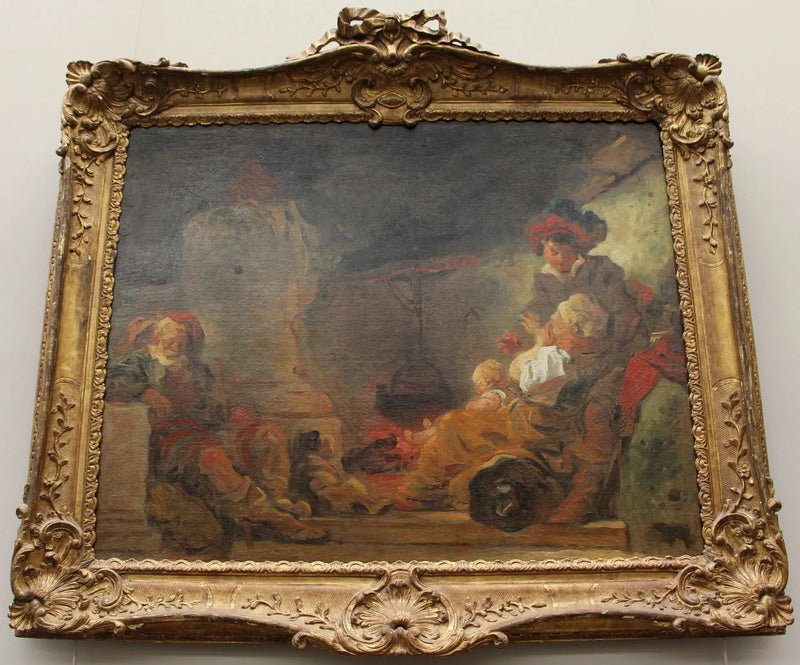 Nattlig scen, kallad Munkens dröm - Jean-Honoré Fragonard