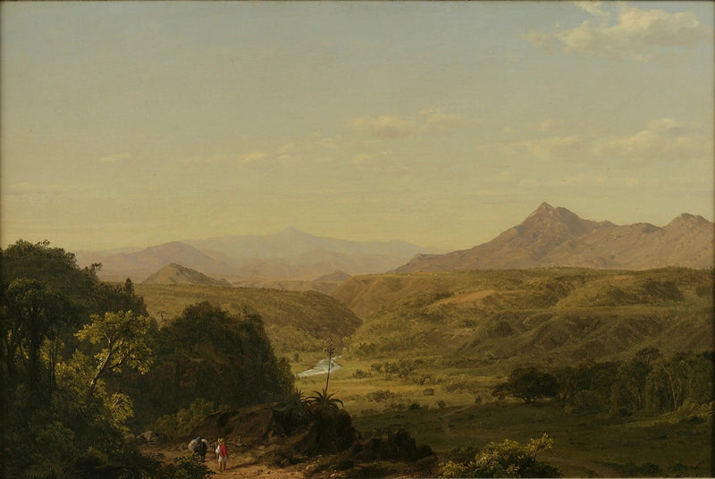 Scen bland Anderna - Frederic Edwin Church