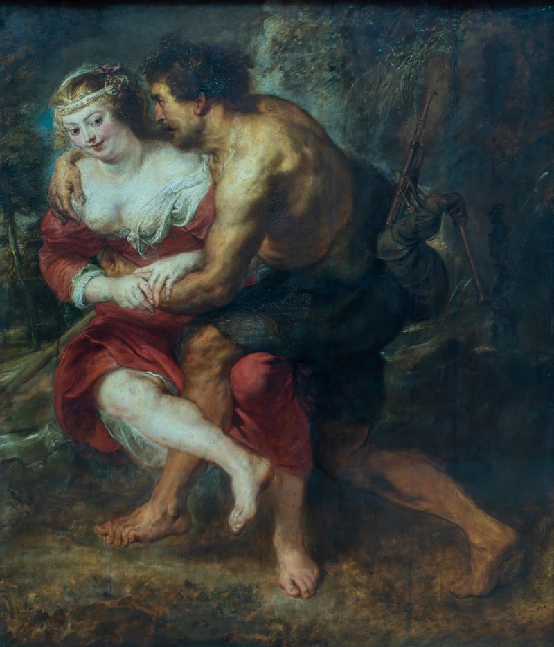 Pastoralt skådespel (Corydon och Silvia) - Peter Paul Rubens