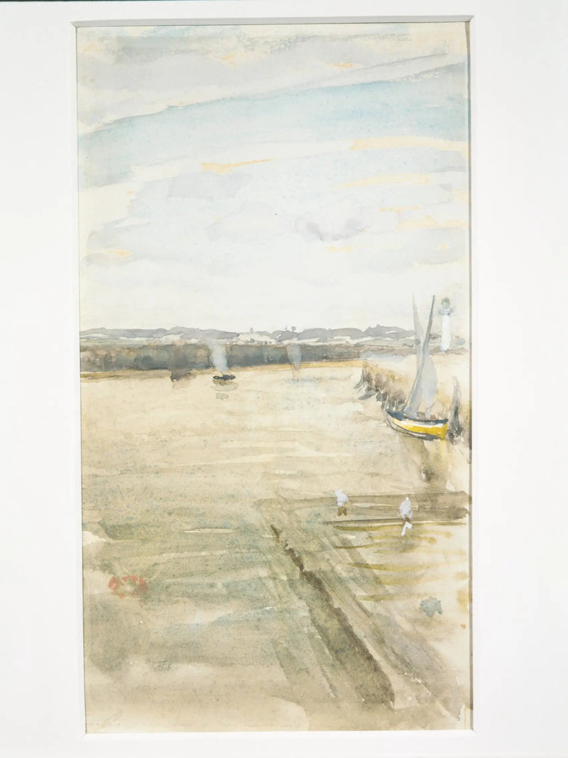 Scen på Mersey - James Abbott McNeill Whistler
