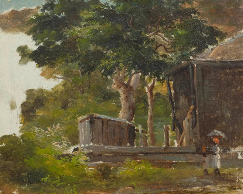 Bygdescen - Camille Pissarro