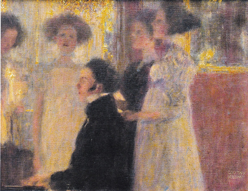 Schubert vid pianot I - Gustav Klimt