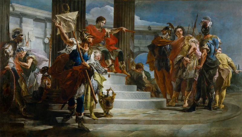 Scipio Afrikanaren som frigör Massiva - Giovanni Battista Tiepolo