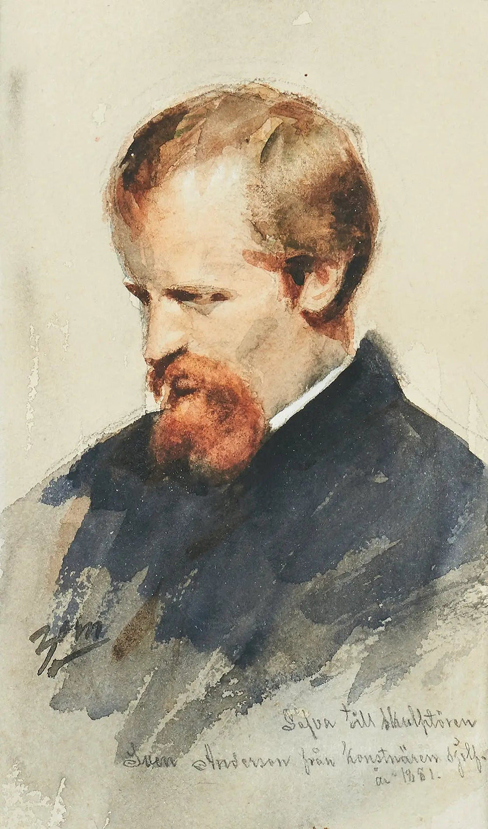 Sculpteur Sven Andersson - Anders Zorn - Alpha Reproduction