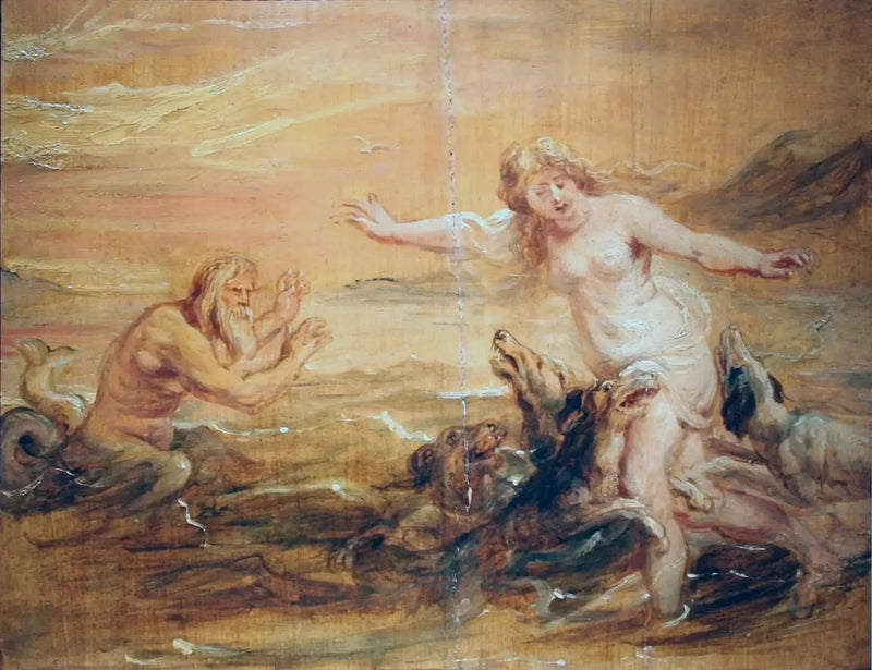 Scylla och Glaucus - Peter Paul Rubens