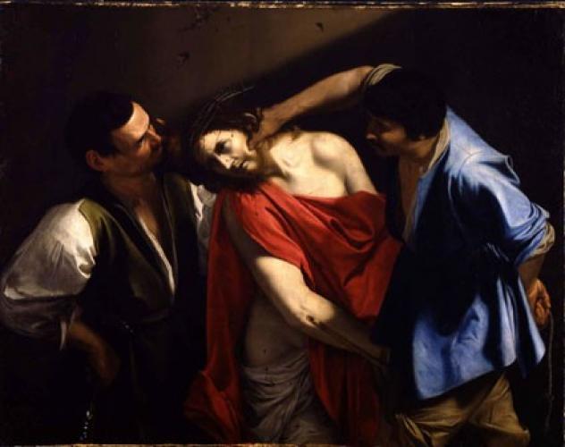 Skämta om Kristus - Orazio Gentileschi