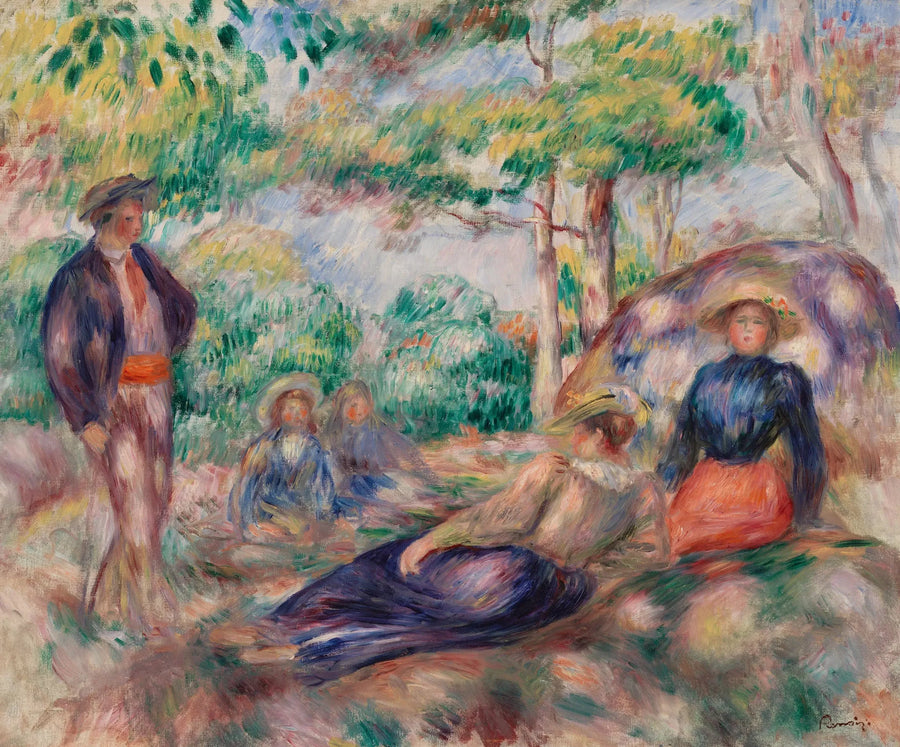 Vila i gräset (Vilan i gräset) - Pierre-Auguste Renoir