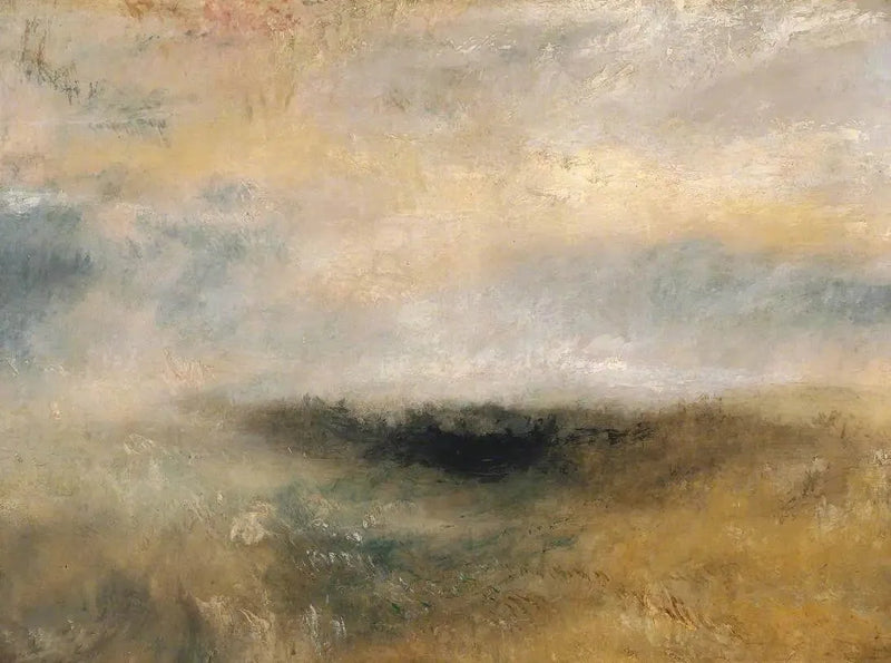 Havslandskap med storm på väg - J. M. W. Turner