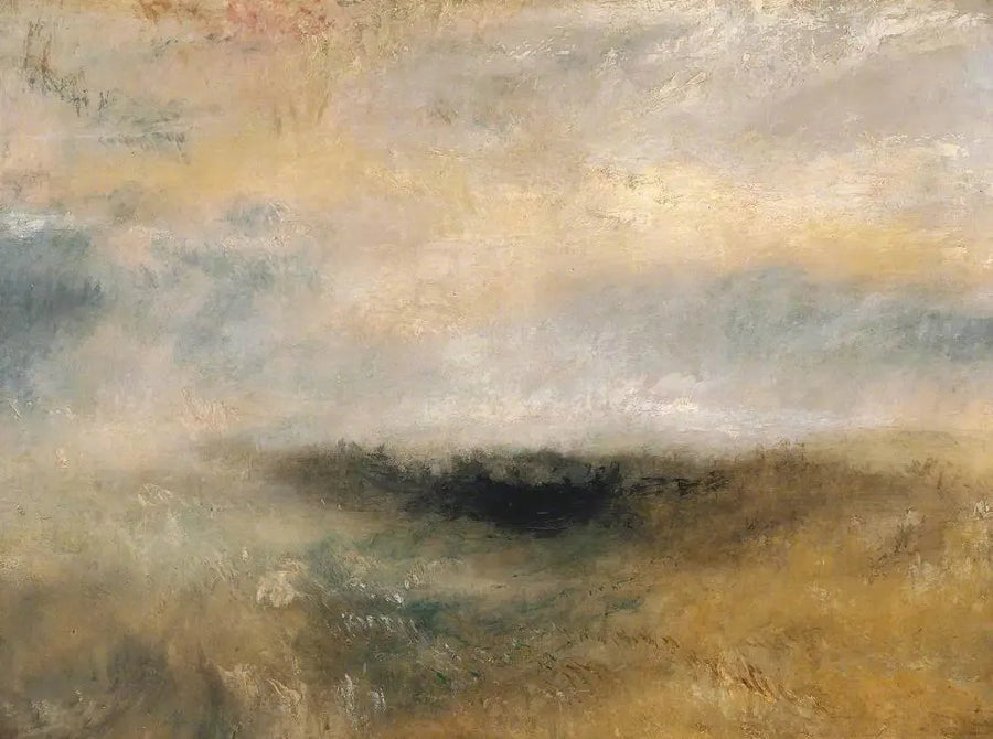 Havslandskap med storm på väg - J. M. W. Turner