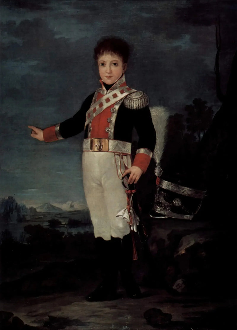 Sebastián Gabriel de Borbón som barn - Francisco de Goya
