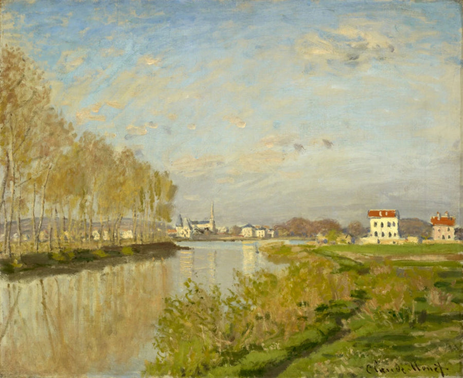 Seine på Argenteuil W198 - Claude Monet