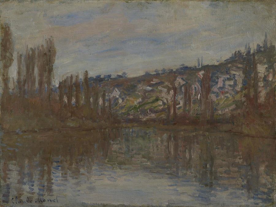 Seine nedströms Vétheuil W530 - Claude Monet