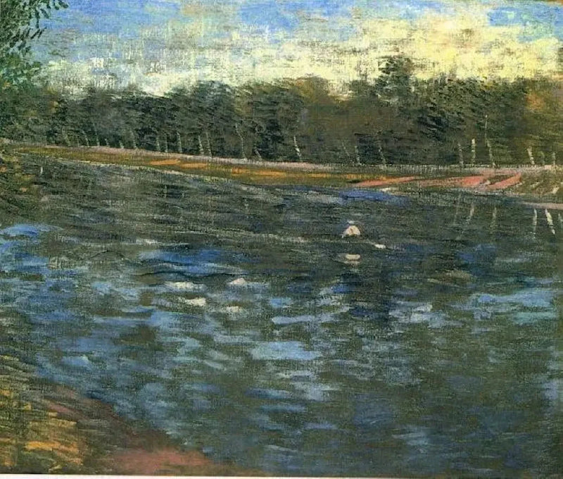 Seine med en båt, La - Vincent van Gogh