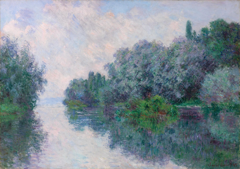 Seine vid Giverny W1007 - Claude Monet