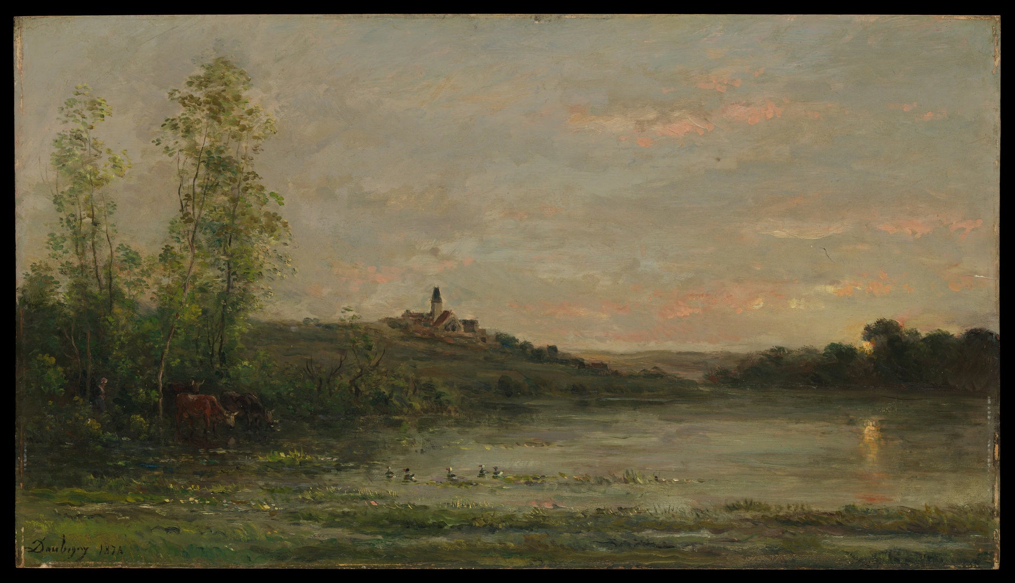 La Seine: Matin - Charles-François Daubigny