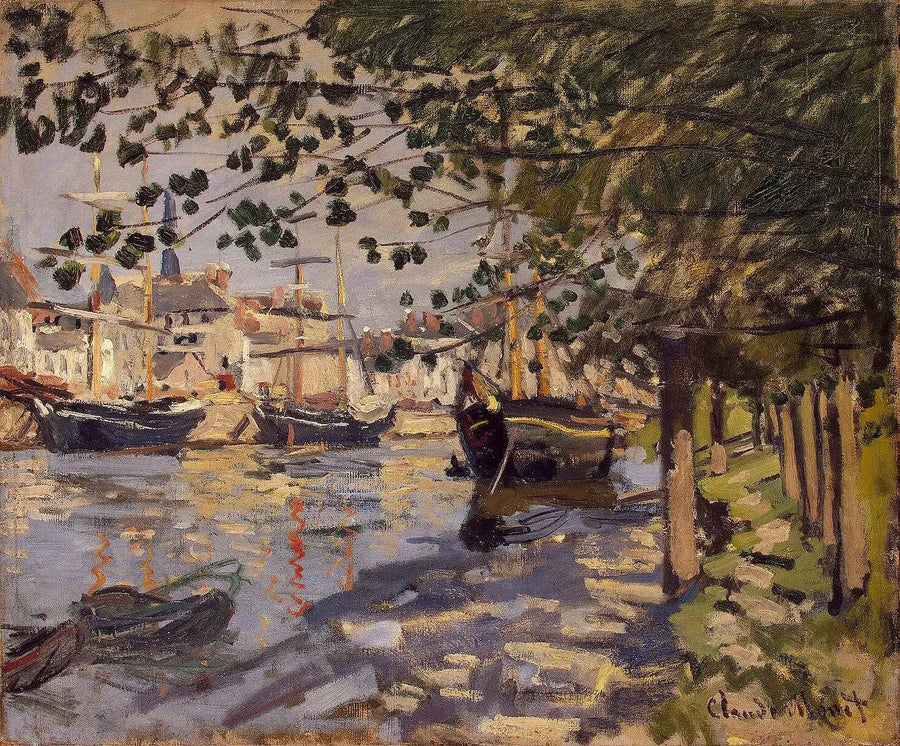 Seine i Rouen W211 - Claude Monet