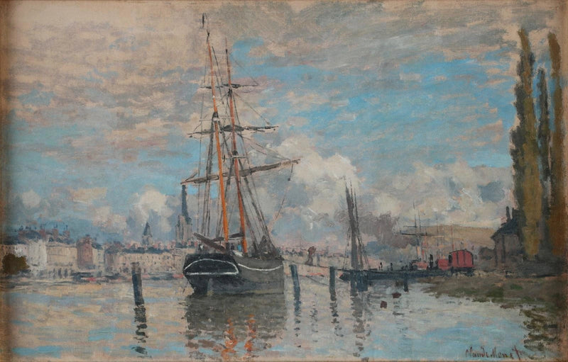 Seine i Rouen W218 - Claude Monet