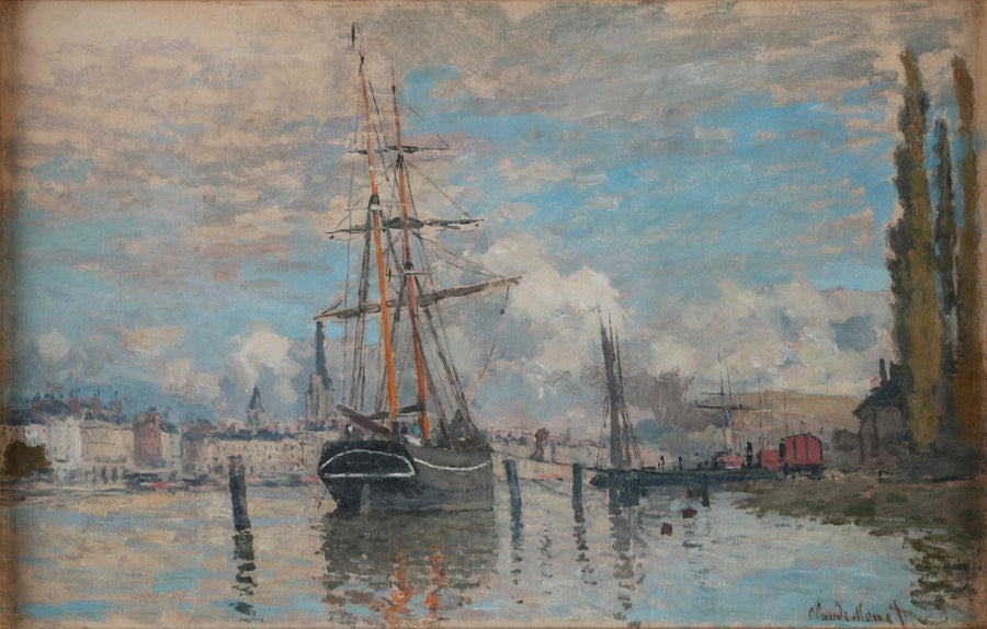 Seine i Rouen W218 - Claude Monet
