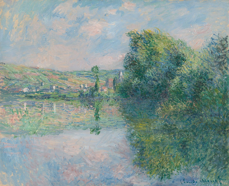Seine vid Vétheuil W610 - Claude Monet