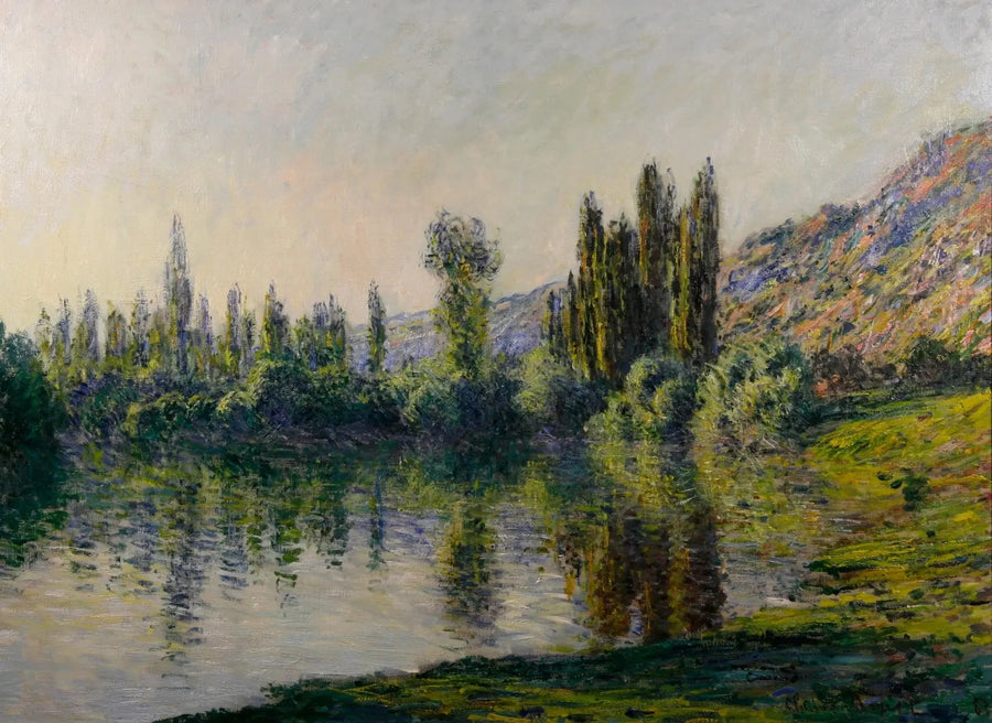 Seine vid Vétheuil W673 - Claude Monet