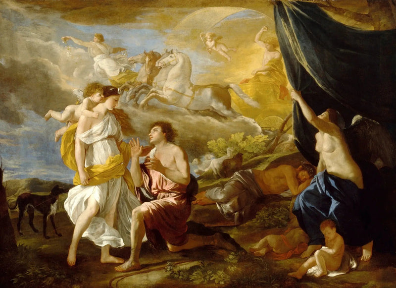 Séléné och Endymion - Nicolas Poussin