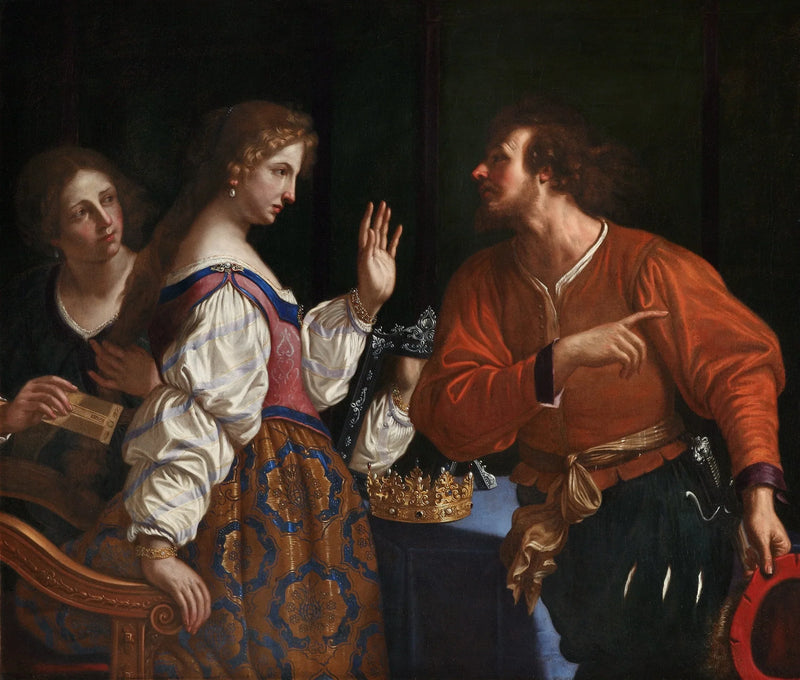 Sémiramis kallad till vapen - Guercino