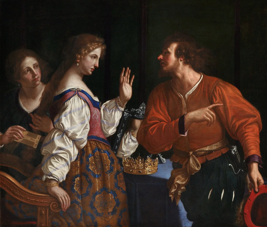 Sémiramis kallad till vapen - Guercino