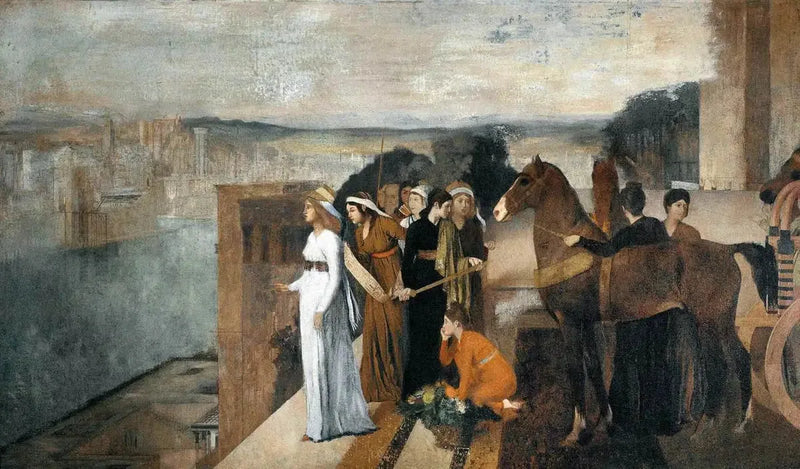 Semiramis bygger Babylon - Edgar Degas