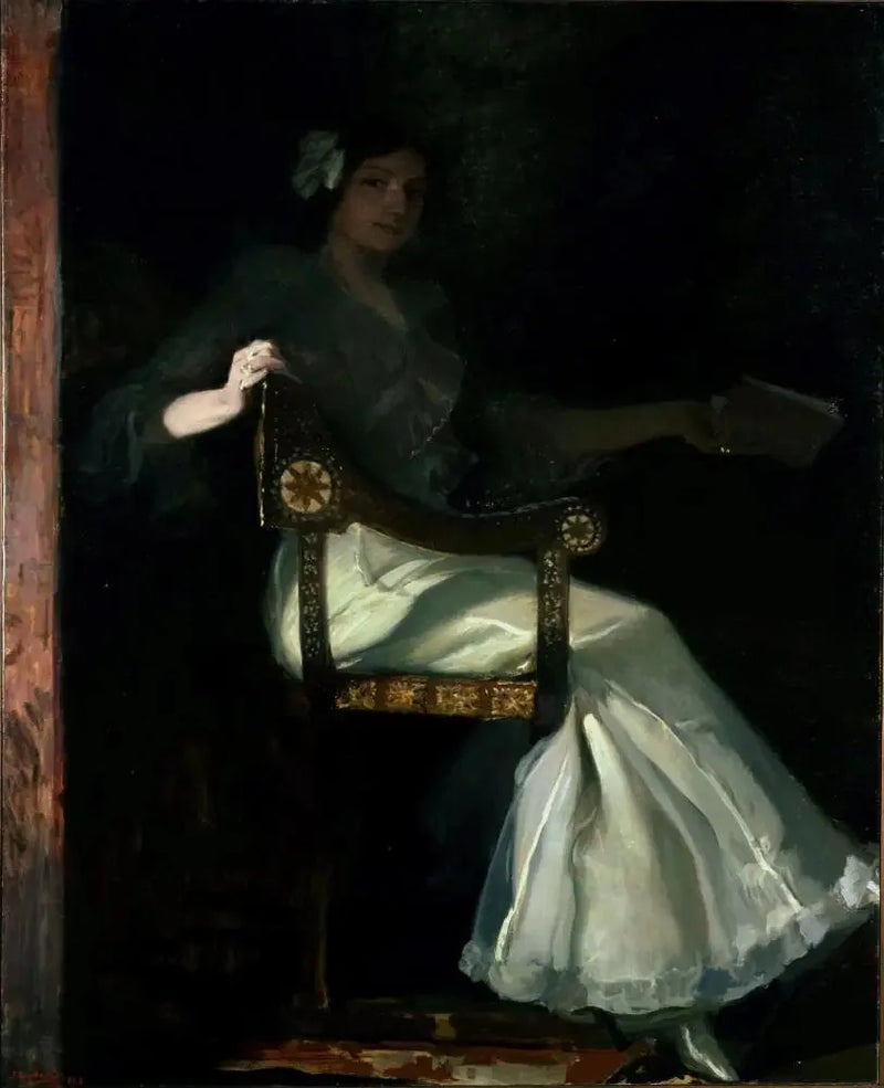 Sorolla-fru i vitt - Joaquín Sorolla