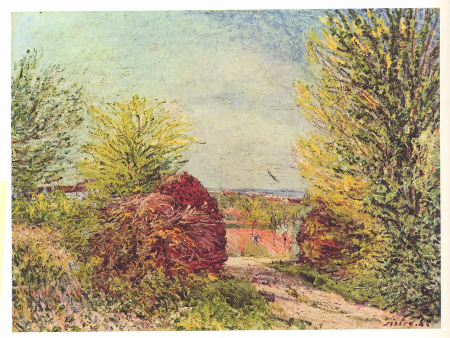 Stig i Veneux-Nadon på våren - Alfred Sisley