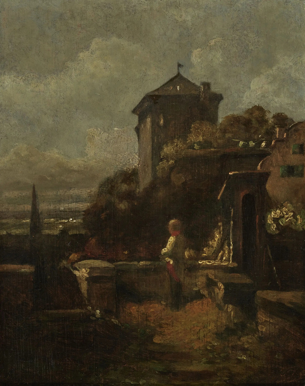 Sentinelle sur les remparts - Carl Spitzweg - Alpha Reproduction