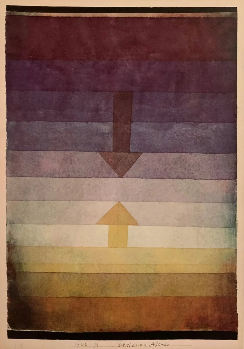 Separation, på kvällen - Paul Klee